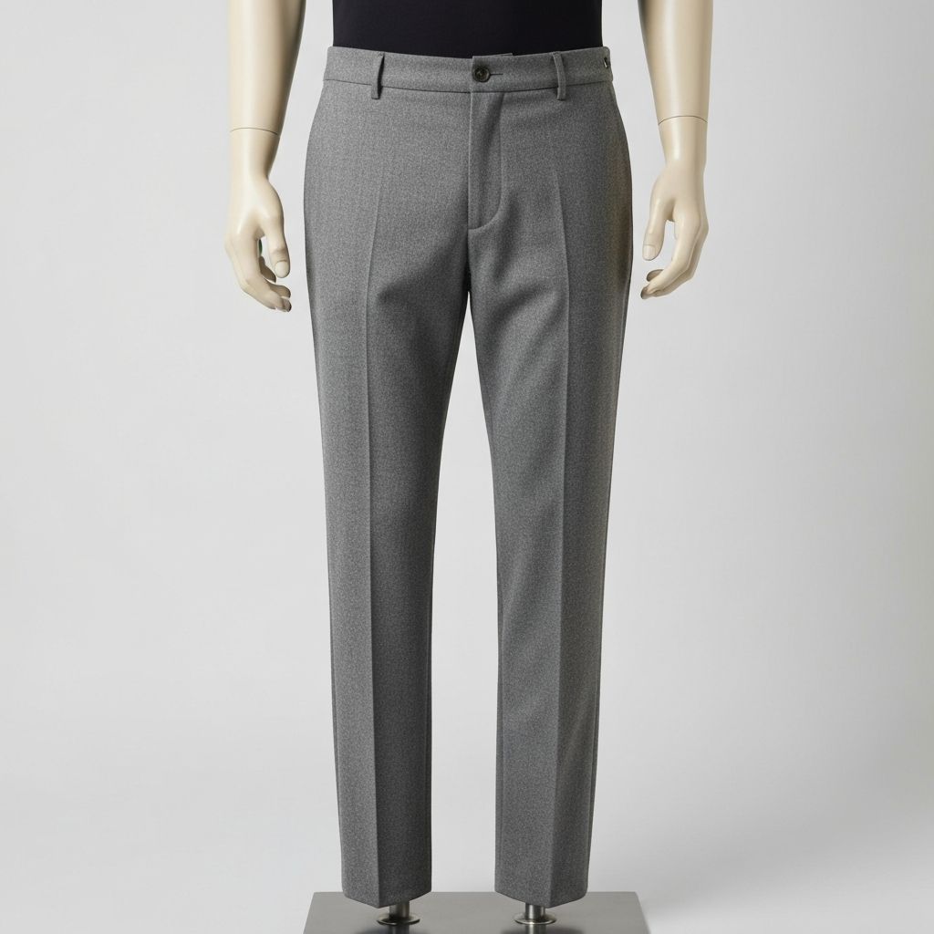 울 블렌드 팬츠